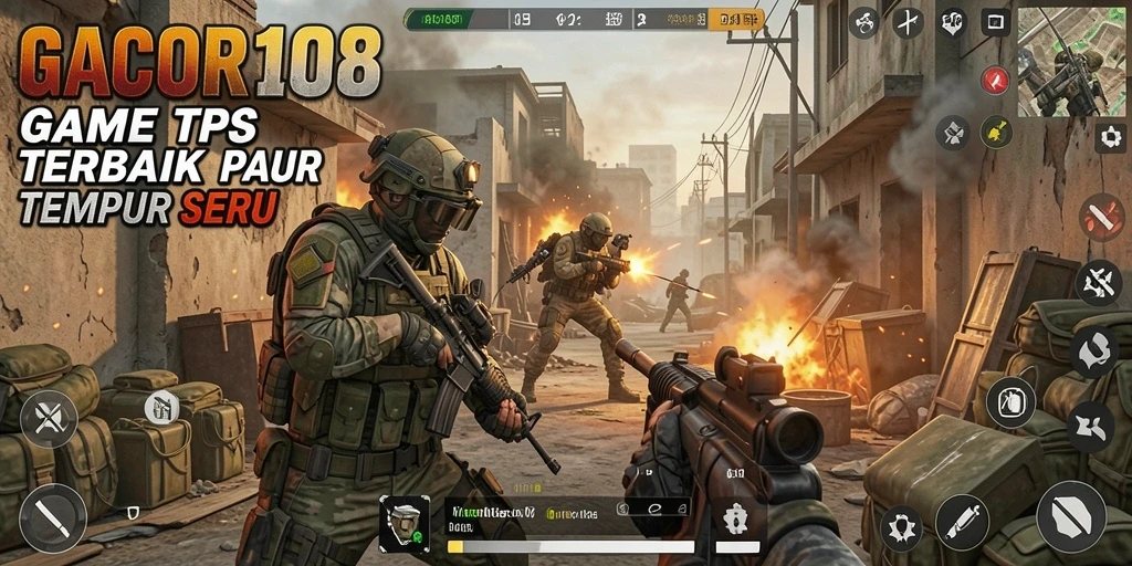 Screenshot gameplay GACOR108 yang menunjukkan pertempuran intens.