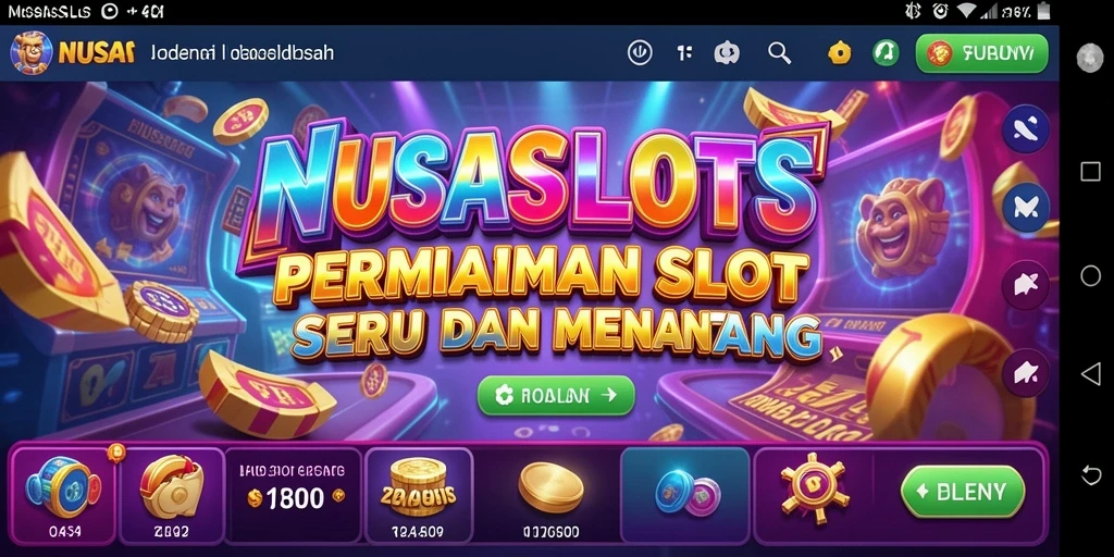 Tampilan menarik gameplay Slot NUSASLOTS